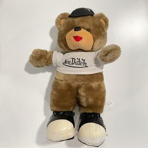 Rare Von Dutch Y2K Vintage Bear Plush
 (SEE PHOTOS)